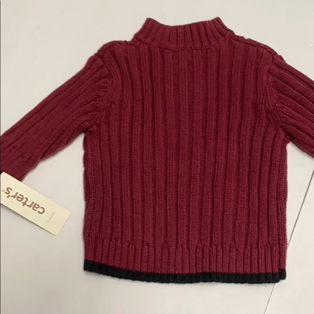 NWT CARTERS holiday boys sweater and curdory pants